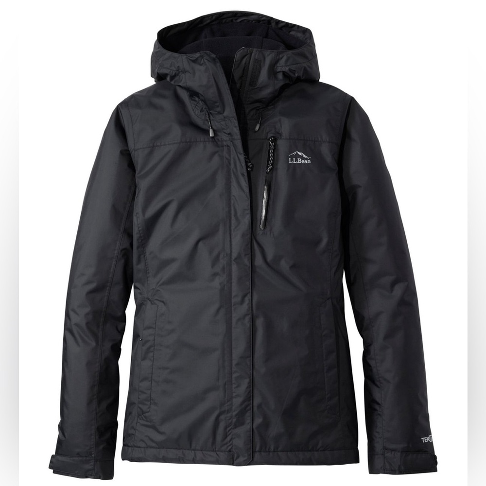 L.L. Bean Insulated 3-Season Hooded Jacket (Fleece Lined) - Small Petite